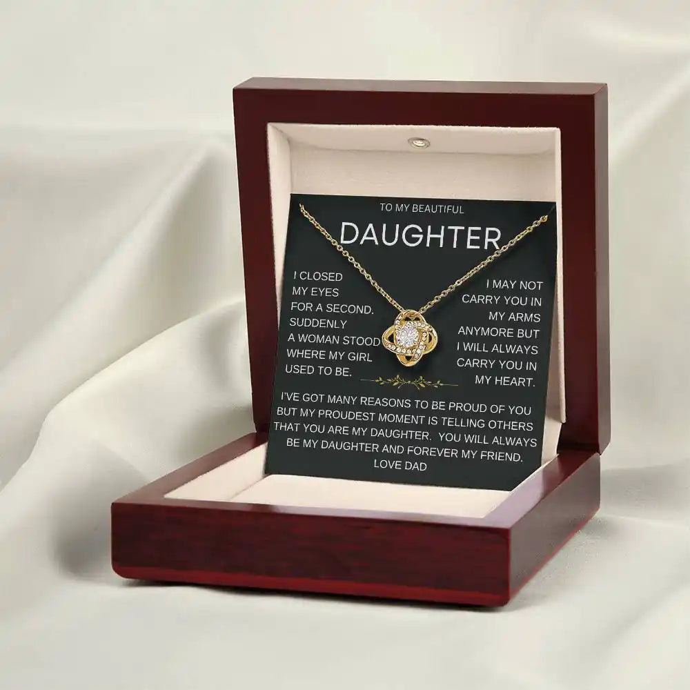 Forever Daughter Necklace Gift From Dad Gift for Jewelry | Gifting2Go