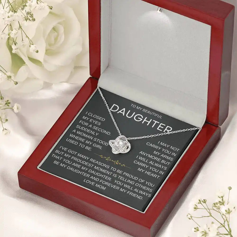 Forever Daughter Necklace Gift From Mom Gift for Jewelry | Gifting2Go