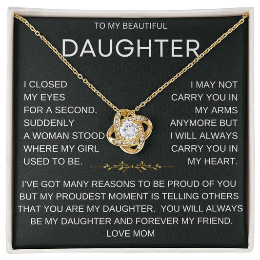 Forever Daughter Necklace Gift From Mom Gift for Jewelry | Gifting2Go