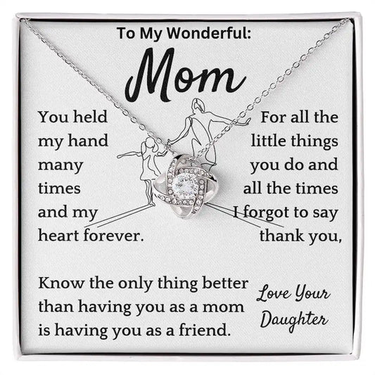 Forgot Thank You Necklace Gift For Mom Gift for Jewelry | Gifting2Go