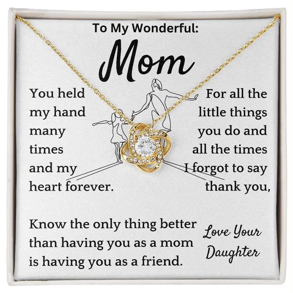 Forgot Thank You Necklace Gift For Mom Gift for Jewelry | Gifting2Go