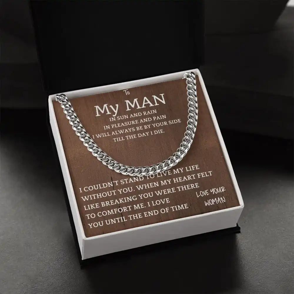 Heart Felt Cuban Chain Gift For Men Gift for Jewelry | Gifting2Go