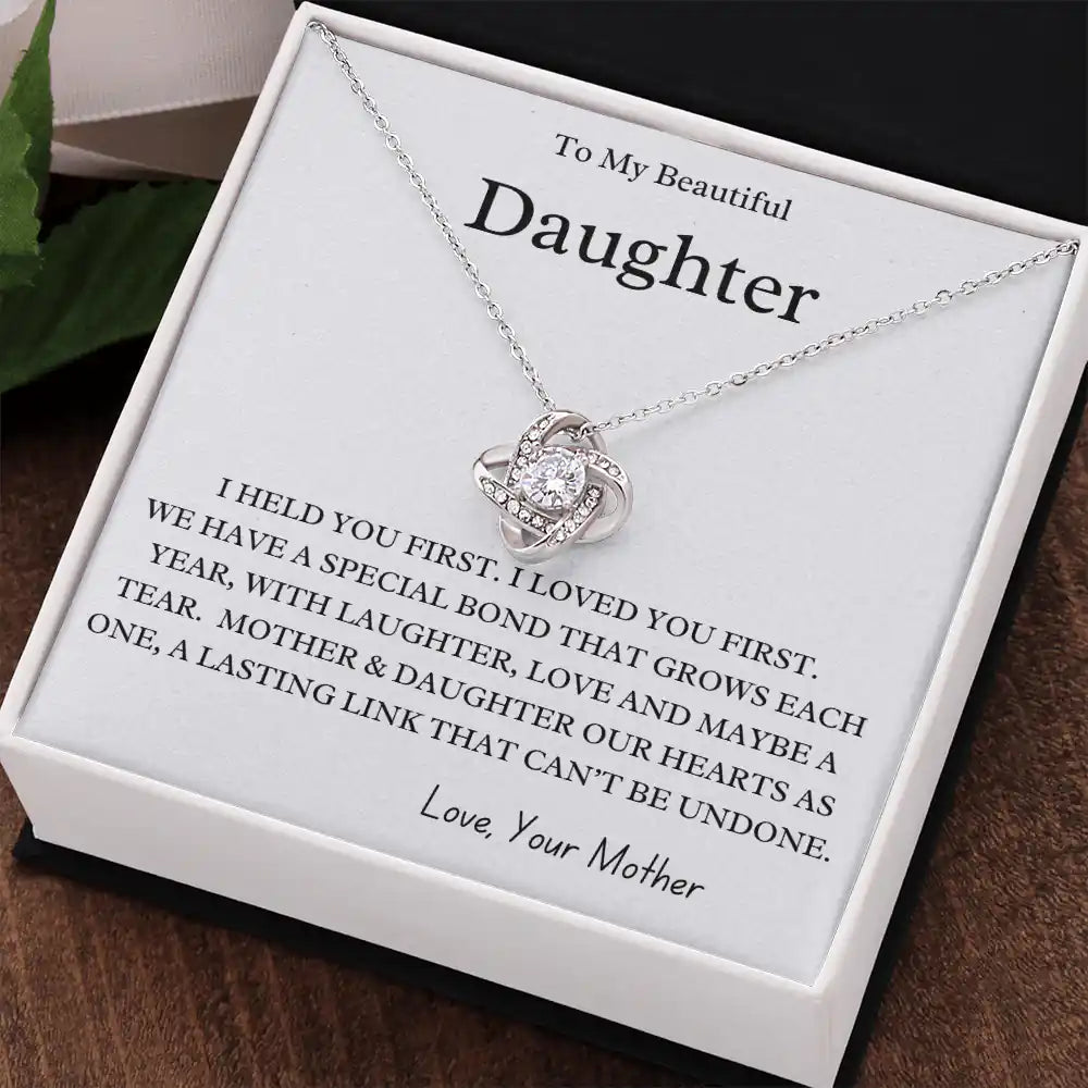 Hearts As One Daughter Necklace Gift for Jewelry | Gifting2Go