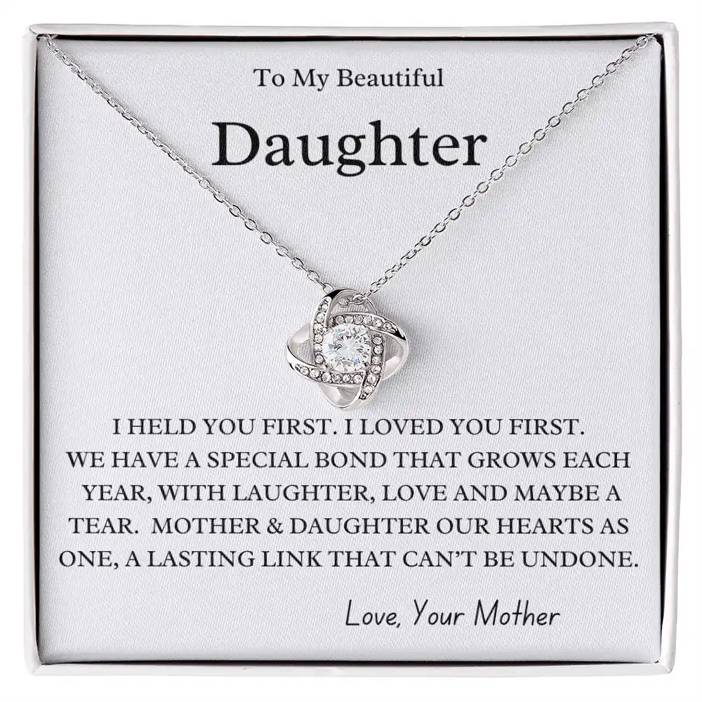 Hearts As One Daughter Necklace Gift for Jewelry | Gifting2Go