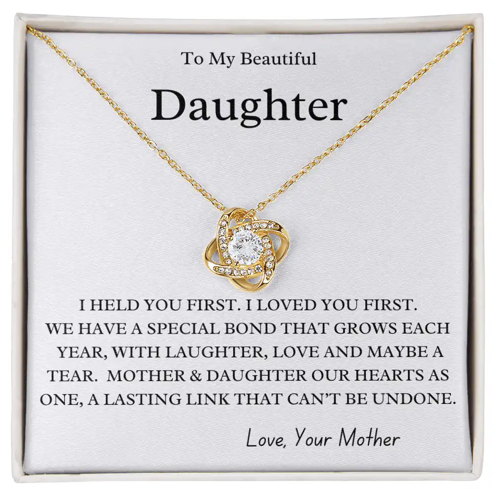 Hearts As One Daughter Necklace Gift for Jewelry | Gifting2Go