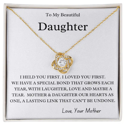 Hearts As One Daughter Necklace Gift for Jewelry | Gifting2Go