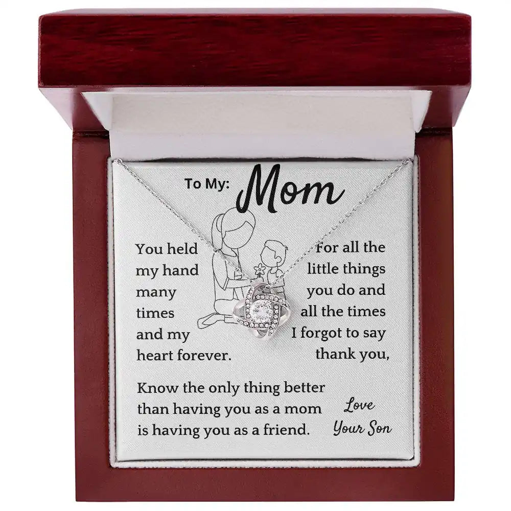 Held My Hand Necklace Gift For Mom Gift for Jewelry | Gifting2Go