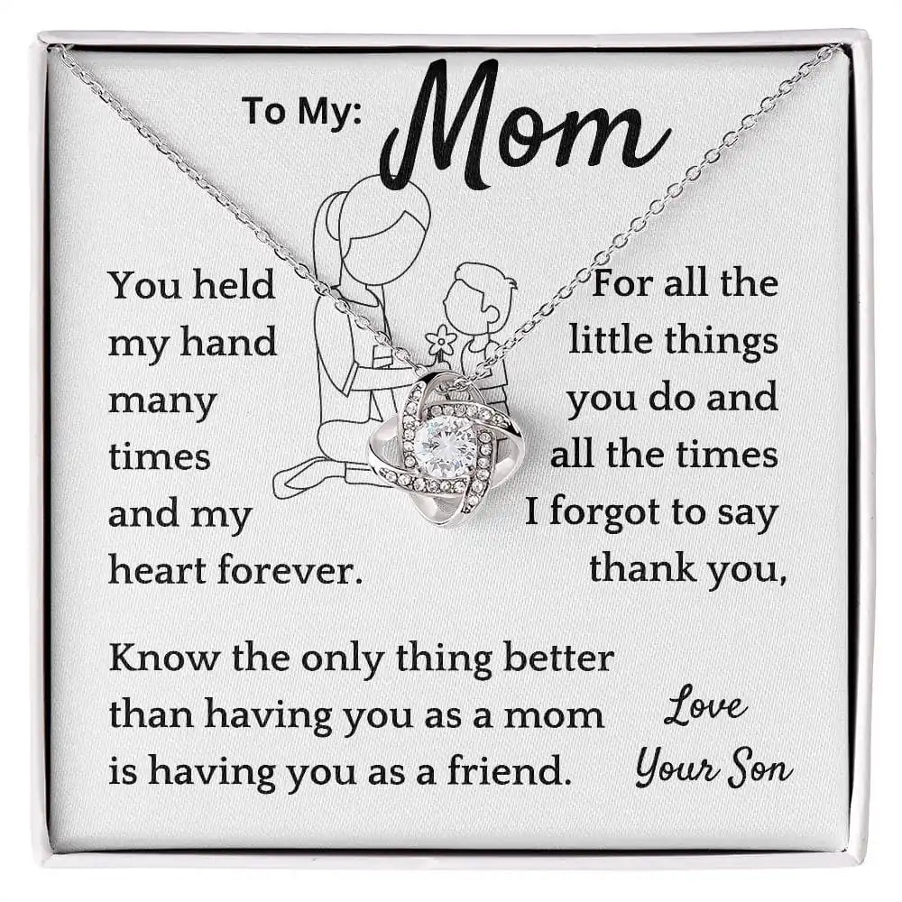 Held My Hand Necklace Gift For Mom Gift for Jewelry | Gifting2Go