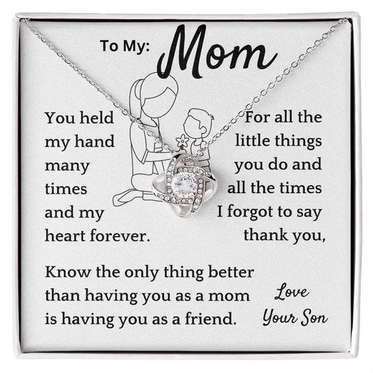 Held My Hand Necklace Gift For Mom Gift for Jewelry | Gifting2Go