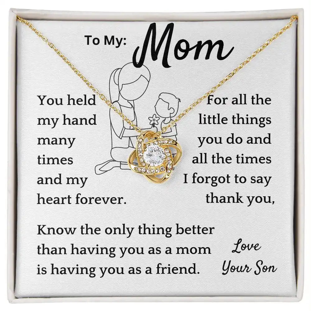 Held My Hand Necklace Gift For Mom Gift for Jewelry | Gifting2Go