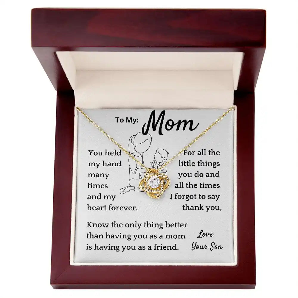 Held My Hand Necklace Gift For Mom Gift for Jewelry | Gifting2Go