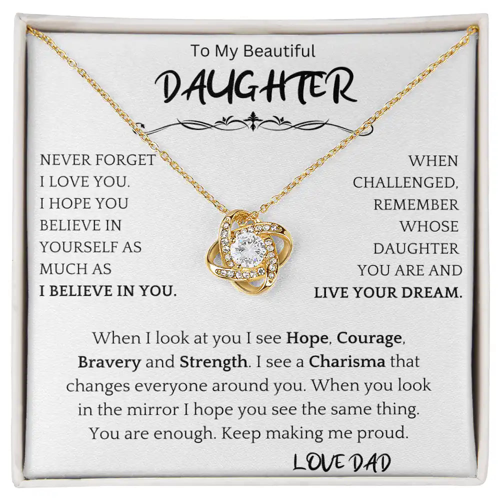 Hope, Courage Daughter Gift Gift for Jewelry | Gifting2Go