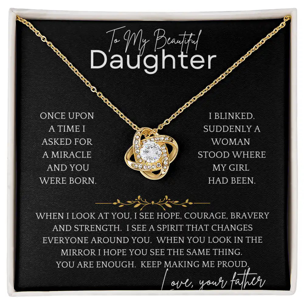 I Blinked Daughter Necklace Gift for Jewelry | Gifting2Go