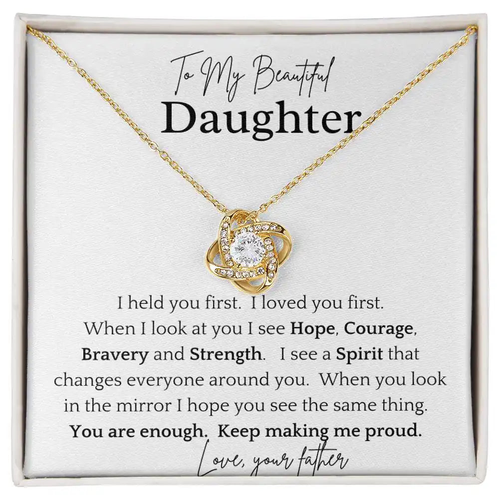 In The Mirror Daughter Necklace Gift for Jewelry | Gifting2Go