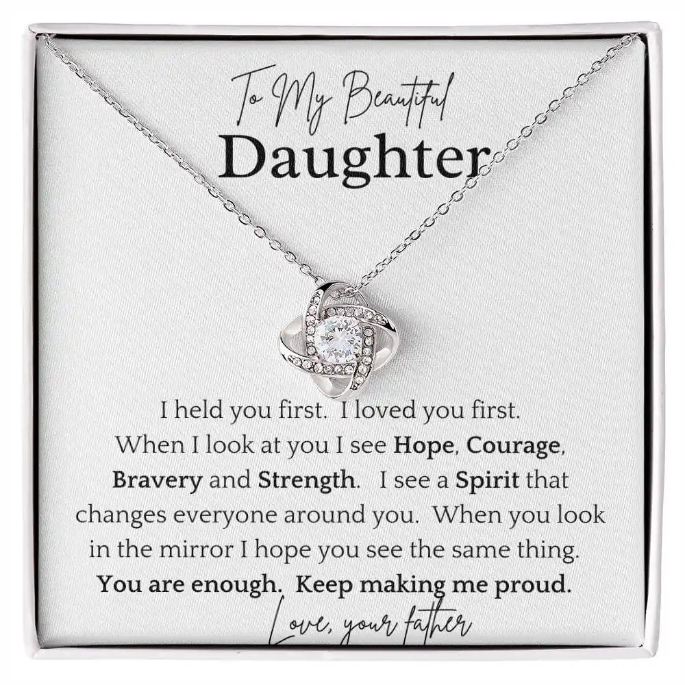 In The Mirror Daughter Necklace Gift for Jewelry | Gifting2Go