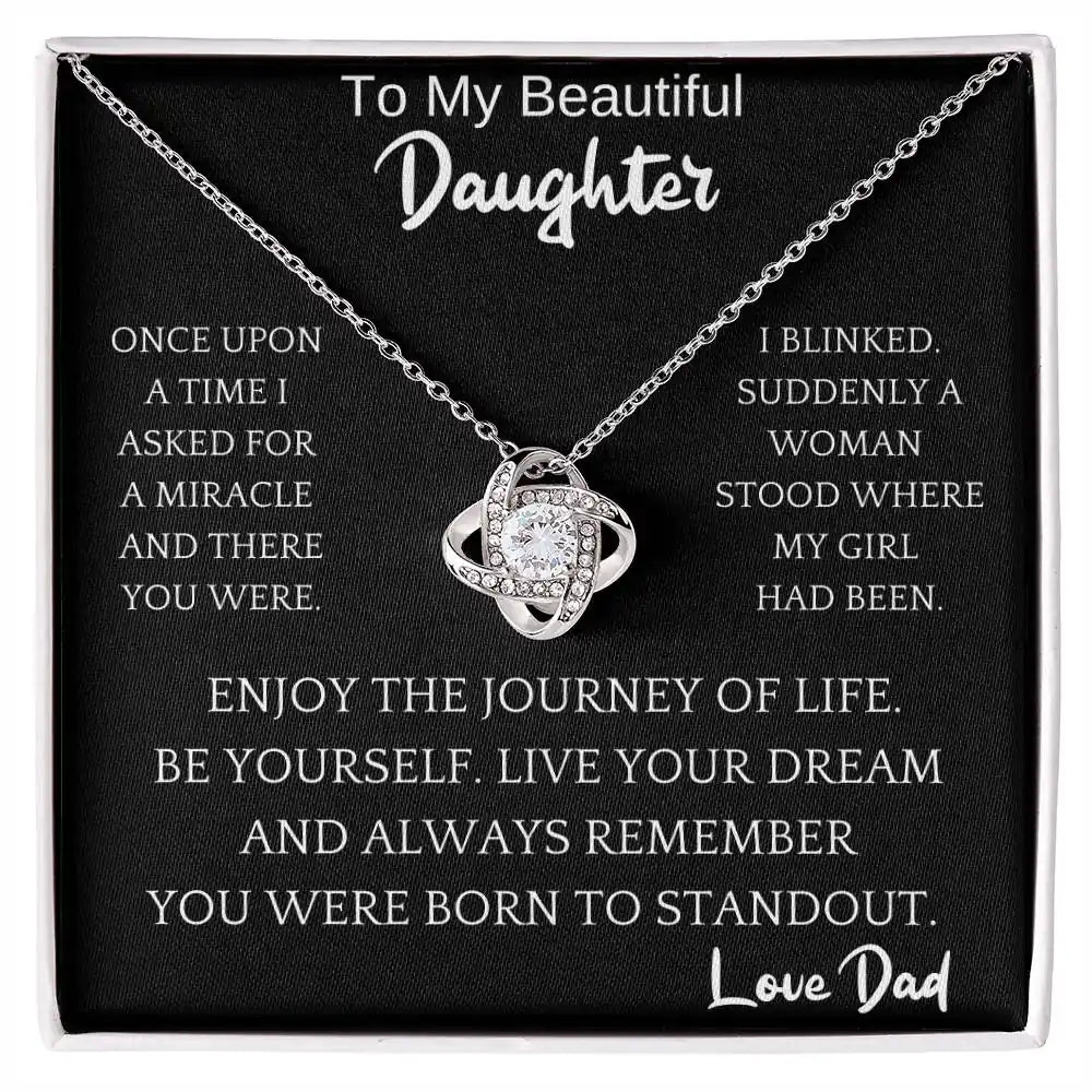 Journey Of Life Daughter Necklace Gift for Jewelry | Gifting2Go