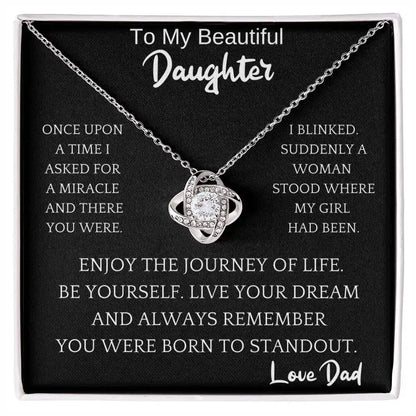 Journey Of Life Daughter Necklace Gift for Jewelry | Gifting2Go