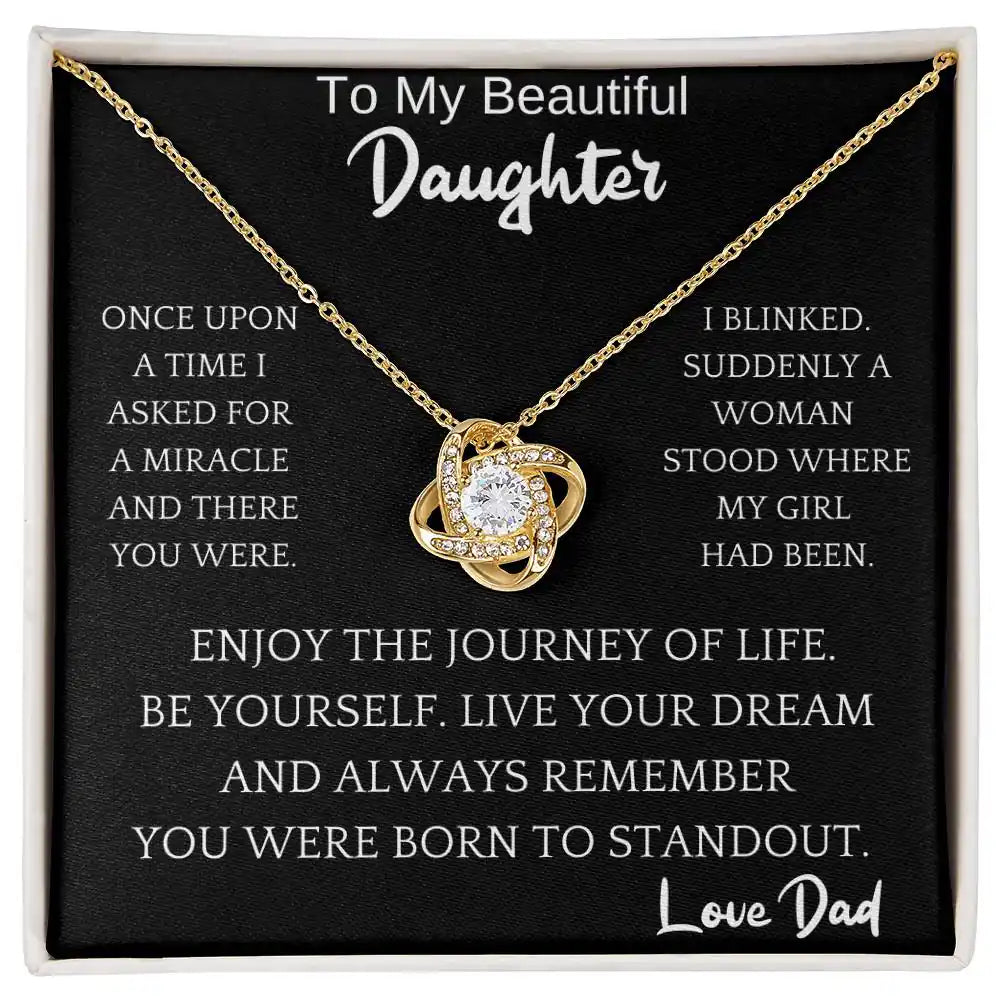 Journey Of Life Daughter Necklace Gift for Jewelry | Gifting2Go