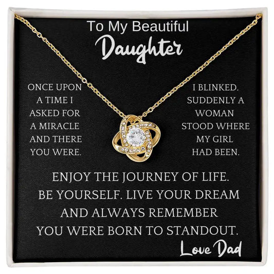 Journey Of Life Daughter Necklace Gift for Jewelry | Gifting2Go