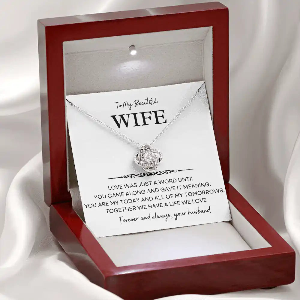 Just a Word Wife Necklace Gift for Jewelry | Gifting2Go