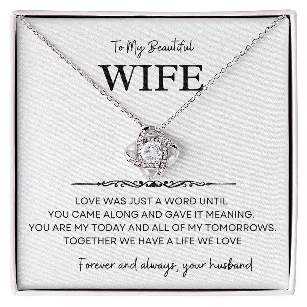 Just a Word Wife Necklace Gift for Jewelry | Gifting2Go