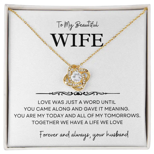 Just a Word Wife Necklace Gift for Jewelry | Gifting2Go