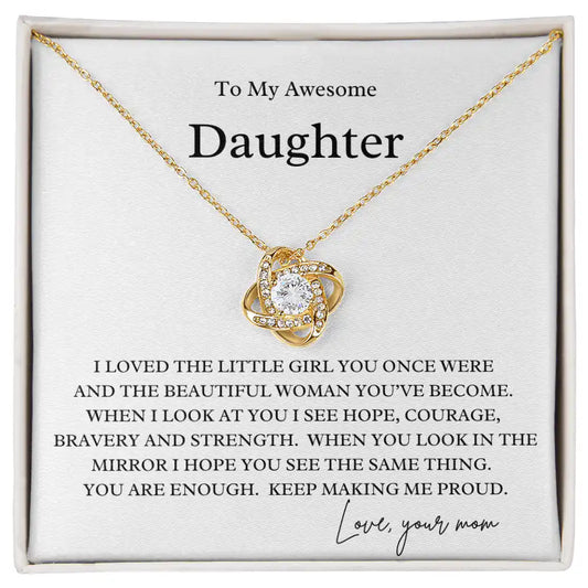 Keep Making Me Proud Daughter Necklace Gift for Jewelry | Gifting2Go