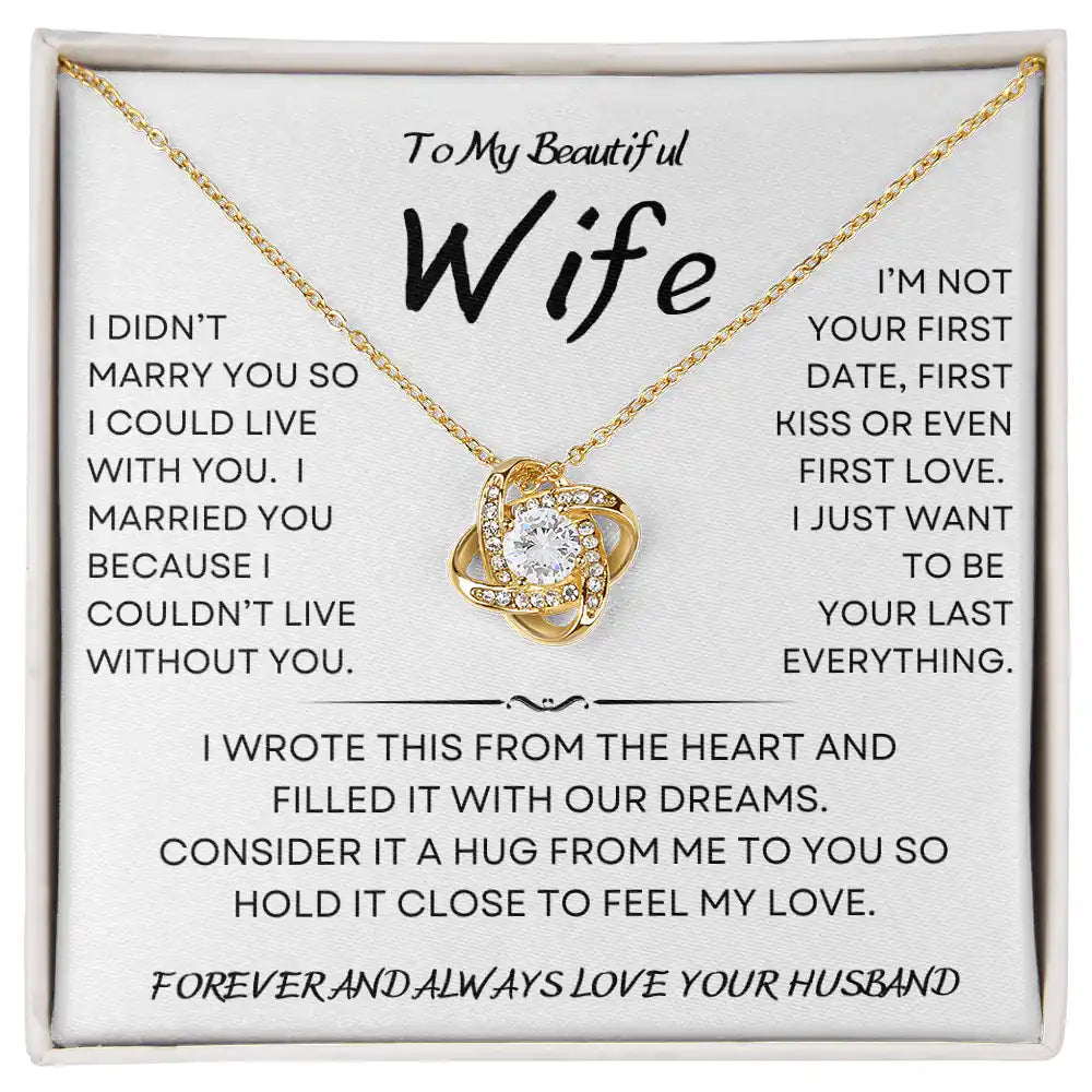 Last Everything Wife Necklace Gift for Jewelry | Gifting2Go