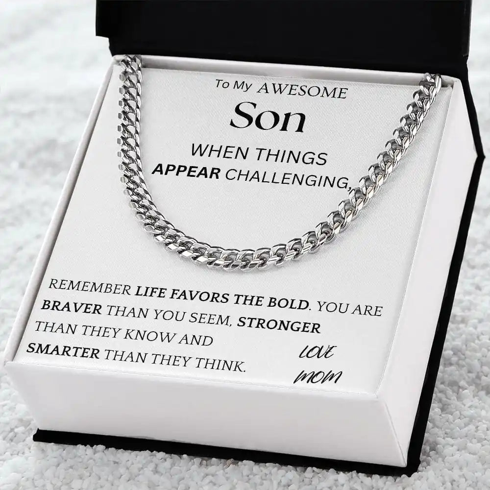 Life Favors Bold Chain Jewelry Gift For Son Gift for Jewelry | Gifting2Go