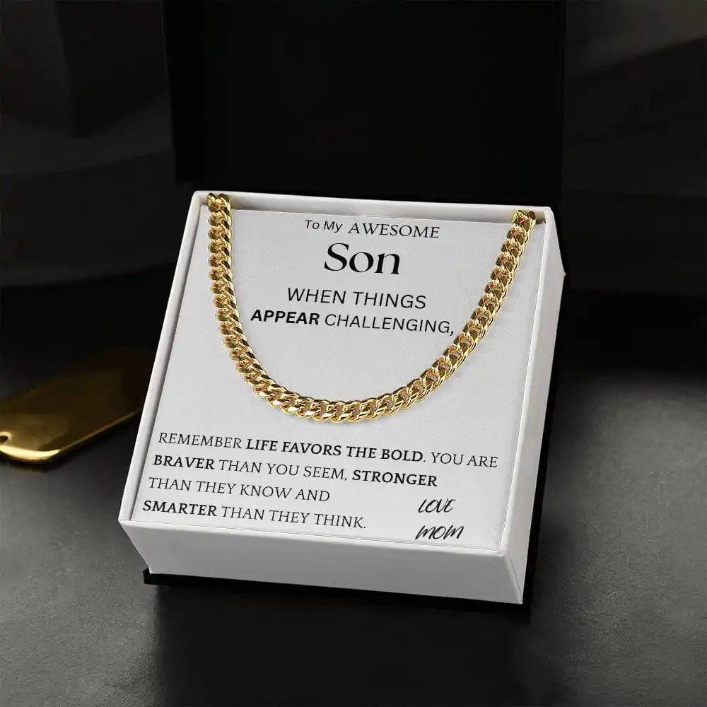 Life Favors Bold Chain Jewelry Gift For Son Gift for Jewelry | Gifting2Go