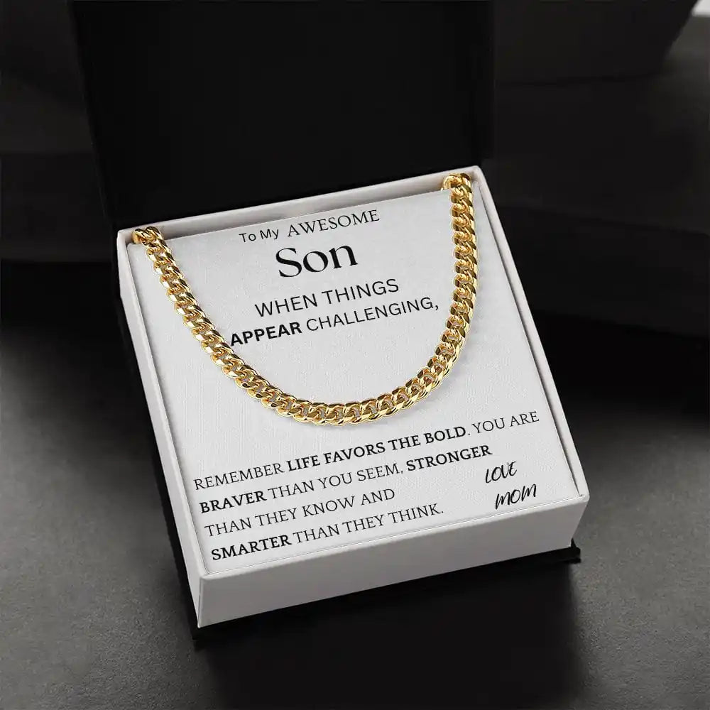 Life Favors Bold Chain Jewelry Gift For Son Gift for Jewelry | Gifting2Go