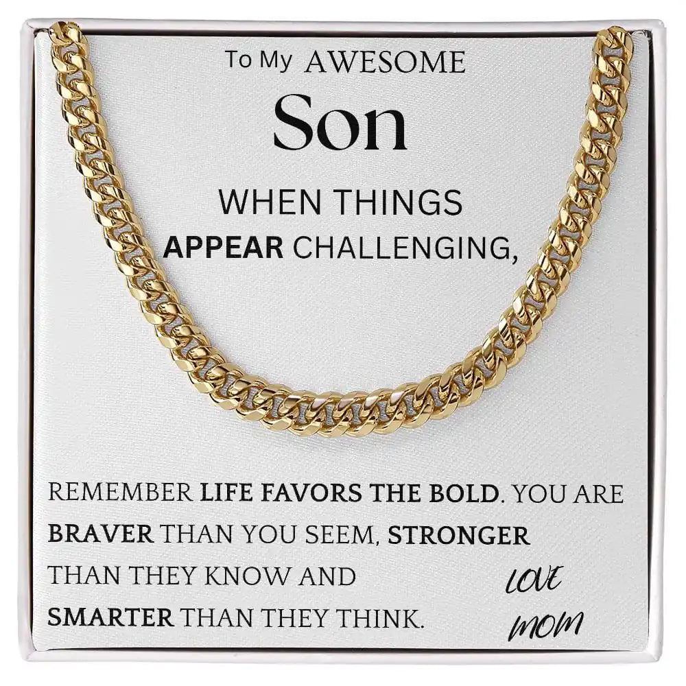 Life Favors Bold Chain Jewelry Gift For Son Gift for Jewelry | Gifting2Go