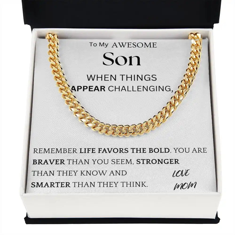 Life Favors Bold Chain Jewelry Gift For Son Gift for Jewelry | Gifting2Go