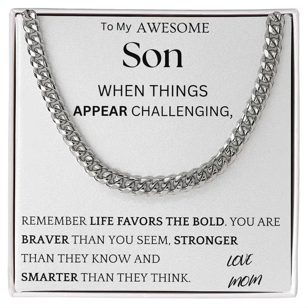 Life Favors Bold Chain Jewelry Gift For Son Gift for Jewelry | Gifting2Go