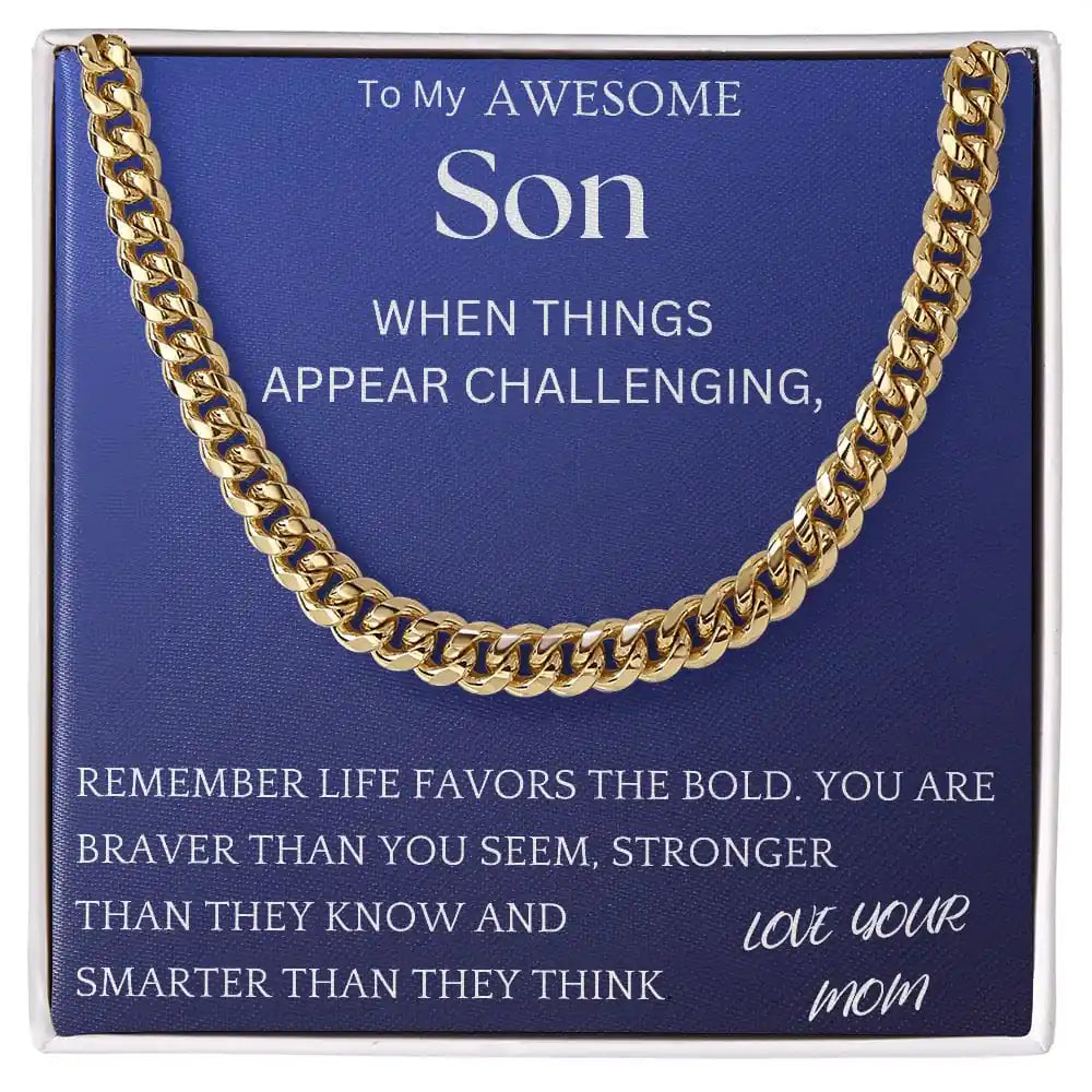 Life Favors The Bold Chain Jewelry Gift For Son Gift for Jewelry | Gifting2Go