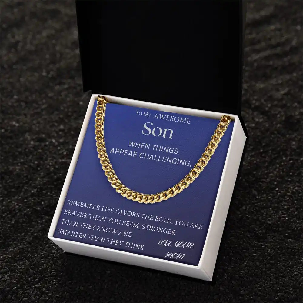Life Favors The Bold Chain Jewelry Gift For Son Gift for Jewelry | Gifting2Go