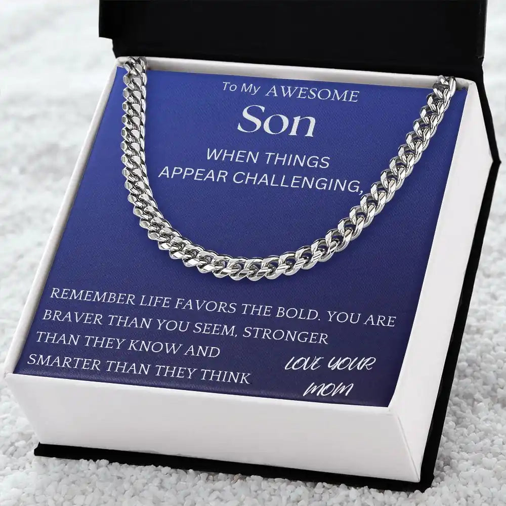 Life Favors The Bold Chain Jewelry Gift For Son Gift for Jewelry | Gifting2Go