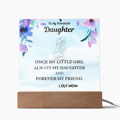 Little Girl Gift For Daughter Acrylic Plaque Gift for 708 - Home & Garden > Decor > Decorative Plaques | Gifting2Go