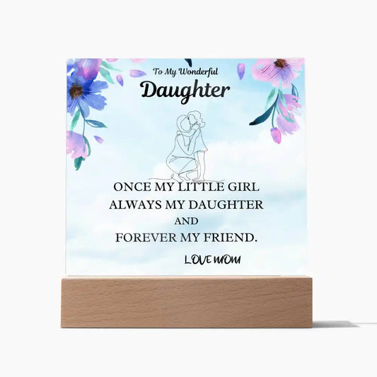 Little Girl Gift For Daughter Acrylic Plaque Gift for 708 - Home & Garden > Decor > Decorative Plaques | Gifting2Go