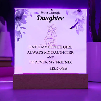 Little Girl Gift For Daughter Acrylic Plaque Gift for 708 - Home & Garden > Decor > Decorative Plaques | Gifting2Go