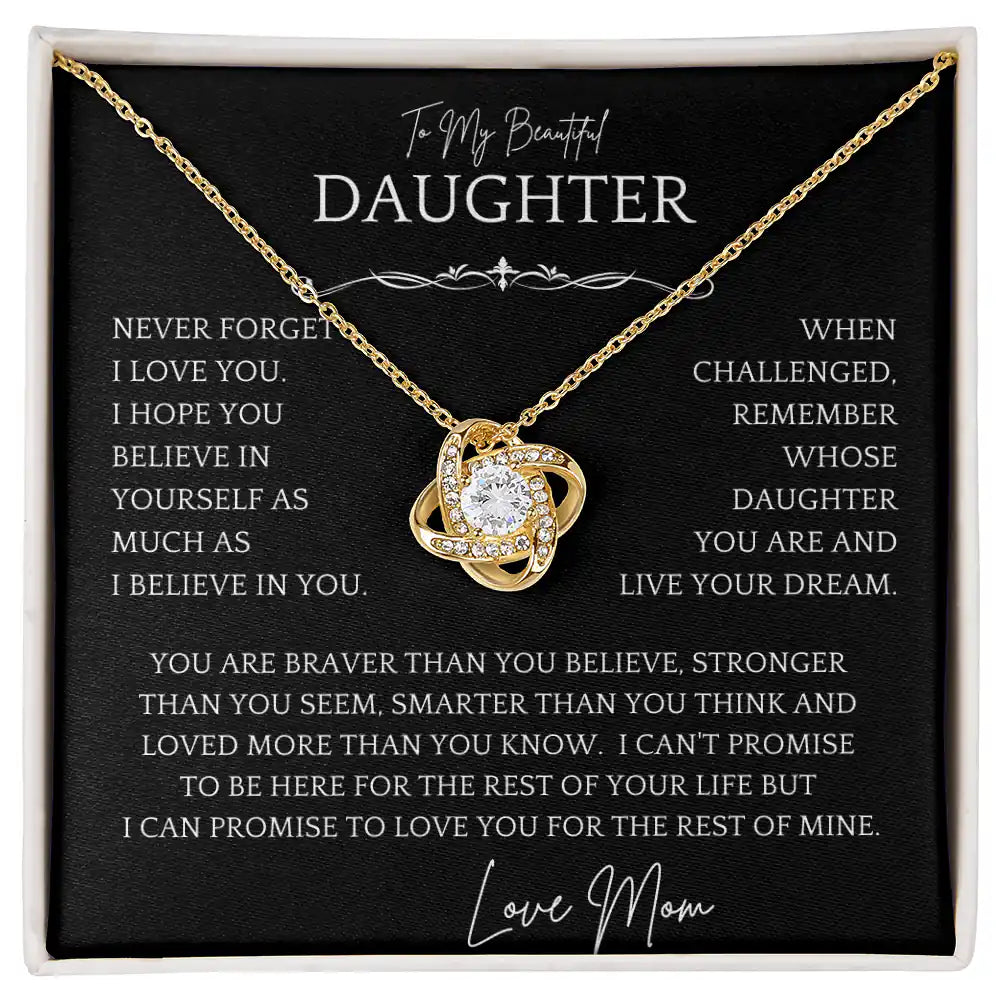 Live Dream Daughter Necklace Gift for Jewelry | Gifting2Go