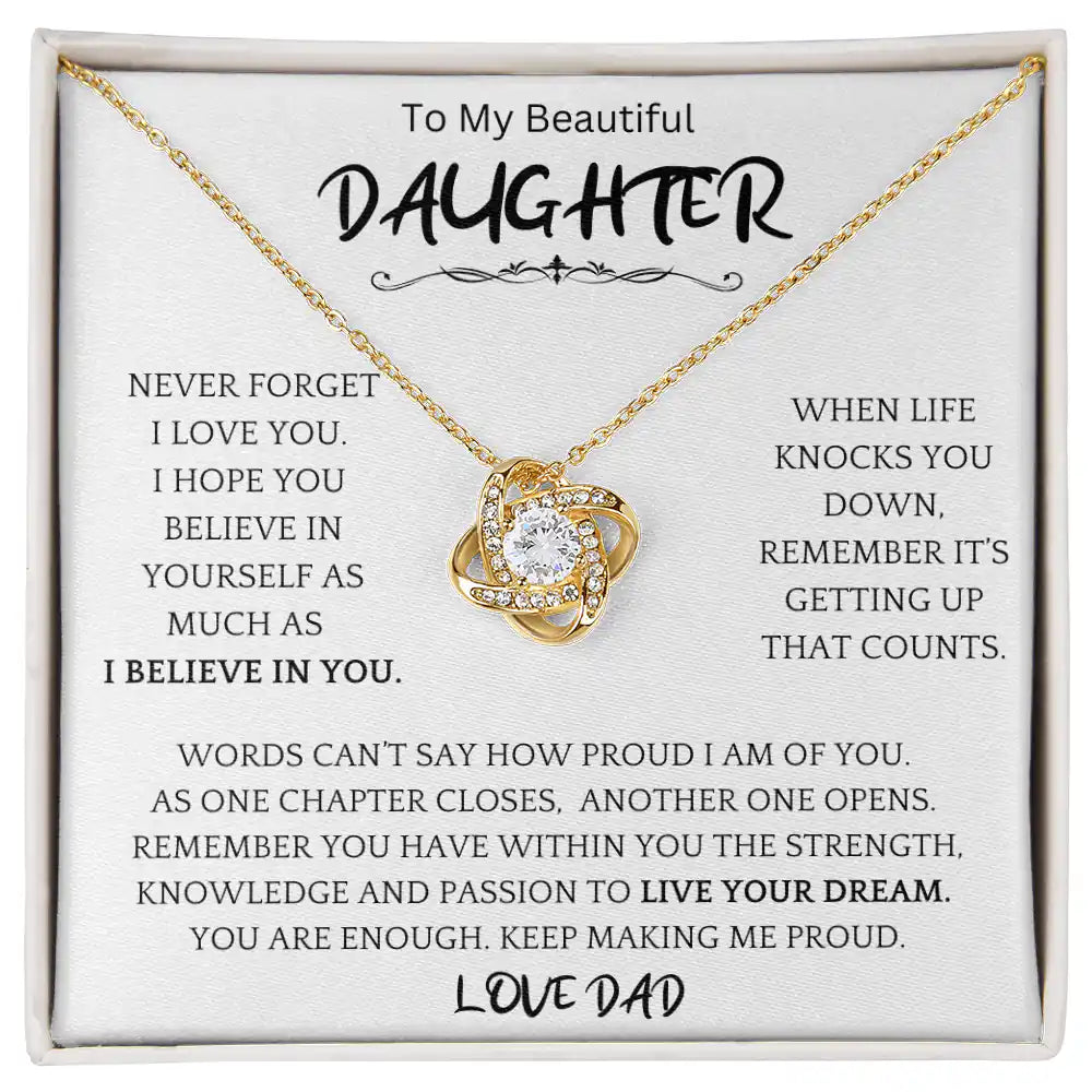 Live The Dream Gift From Dad Gift for Jewelry | Gifting2Go