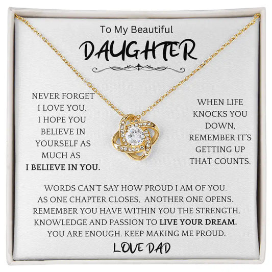 Live The Dream Gift From Dad Gift for Jewelry | Gifting2Go