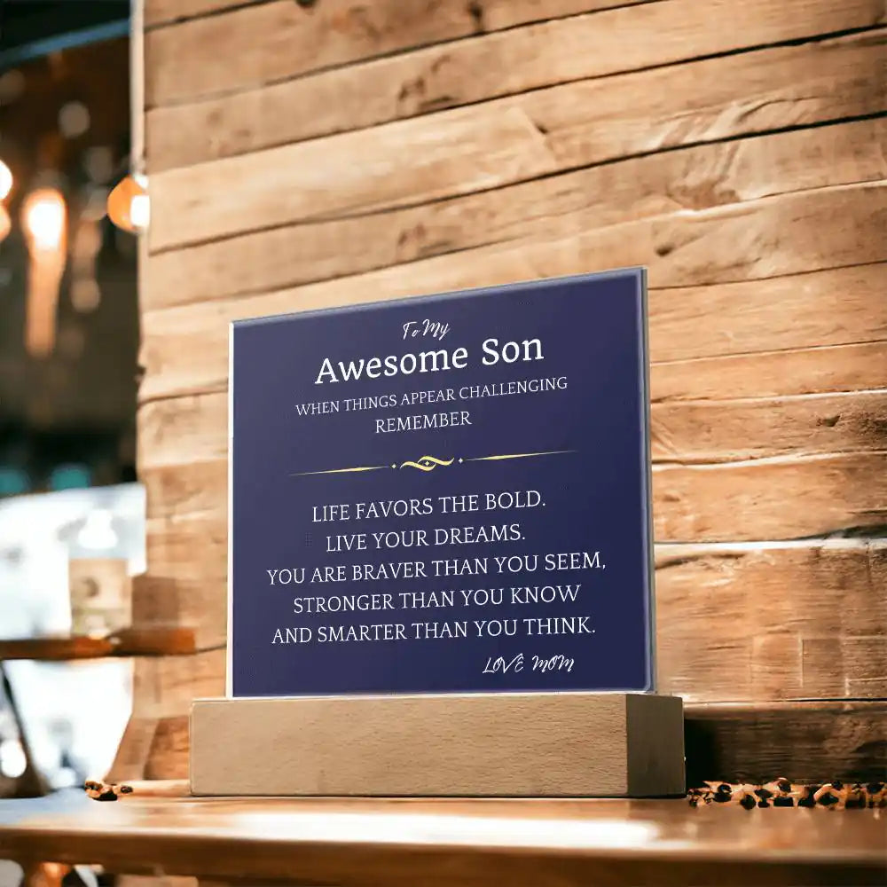 Live Your Dreams Gift For Son gifting2go-com.myshopify.com