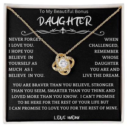 Live Your Dreams Necklace Bonus Daughter Gift for Jewelry | Gifting2Go