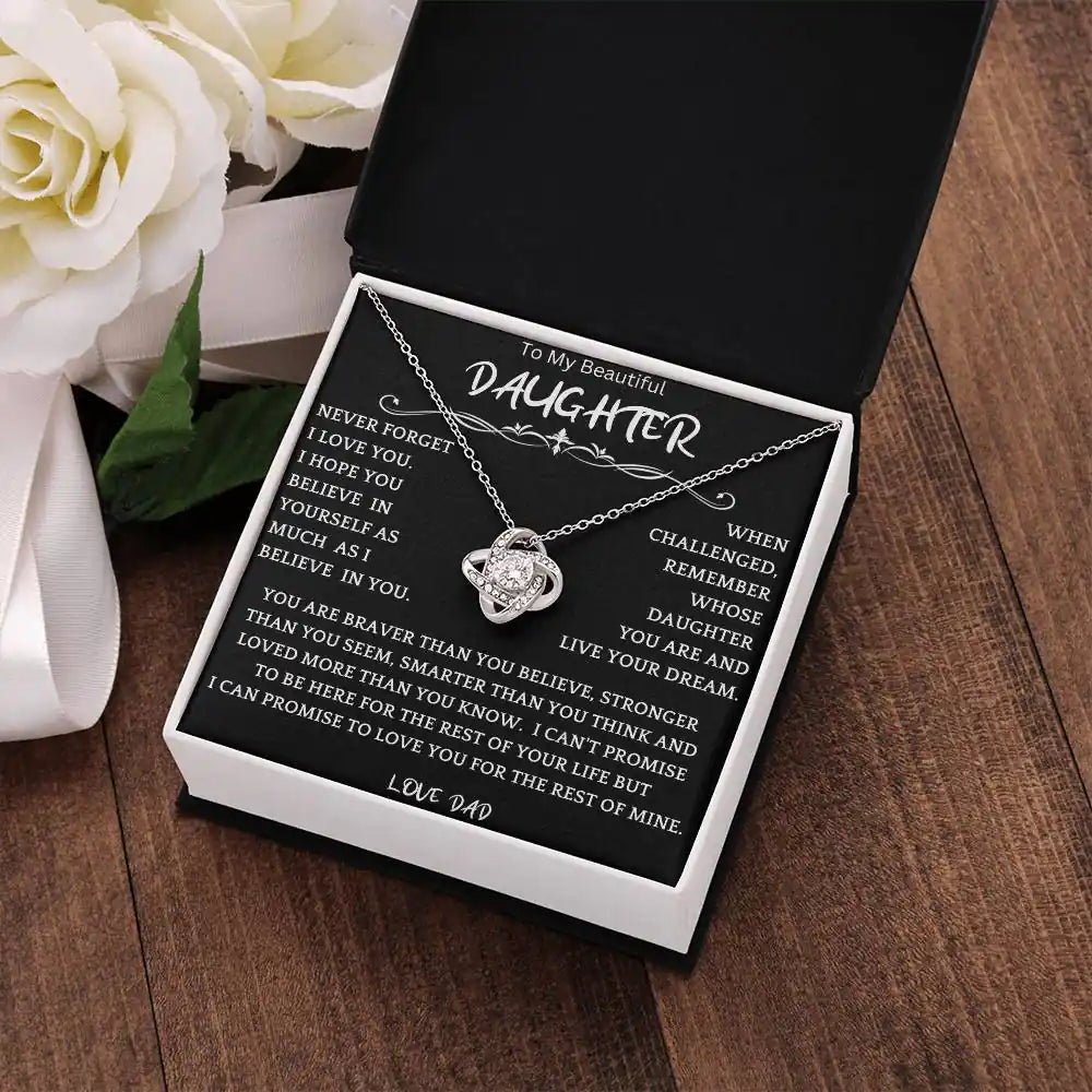 Live Your Dreams Necklace From Dad Gift for Jewelry | Gifting2Go