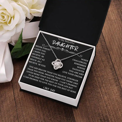 Live Your Dreams Necklace From Dad Gift for Jewelry | Gifting2Go