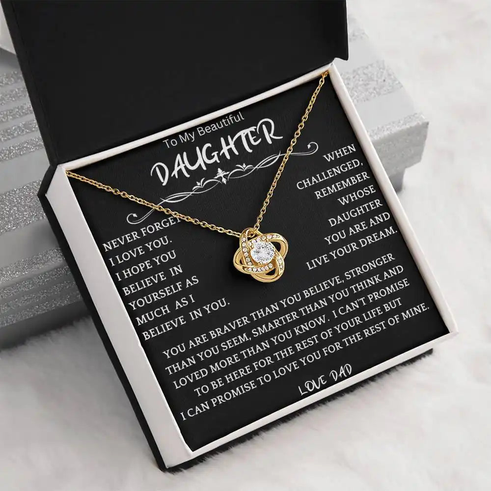 Live Your Dreams Necklace From Dad Gift for Jewelry | Gifting2Go