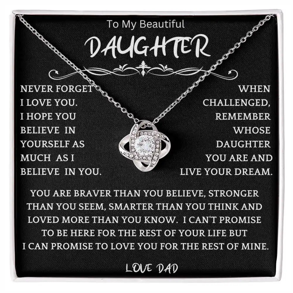 Live Your Dreams Necklace From Dad Gift for Jewelry | Gifting2Go