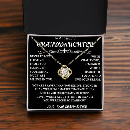 Live Your Dreams Necklace Gift For Granddaughter Gift for Jewelry | Gifting2Go